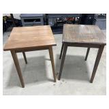 2 Wooden End Tables