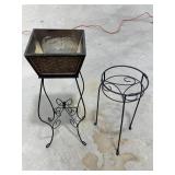 2 Metal Plant Stands
