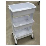 Rolling 3 Tier Plastic Caddy
