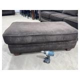 Brown Ottoman / Makita Battery Powered Drill