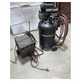 Central Pneumatic Air Compressor (powers on) /