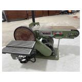 Central Machinery Belt & Disc Sander (powers on)