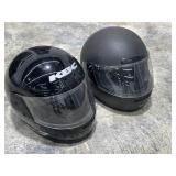 2 Motorcycle Helmets