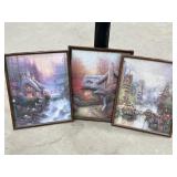 Thomas Kinkade Framed Puzzles