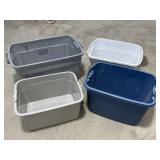 4 Storage Totes