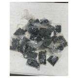 Box of Black Jewelry Making Beads & Charms
