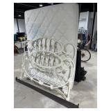 Queen Sized Enamel Bed w/ Sleep Number Base &