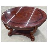 Round Wooden Coffee Table