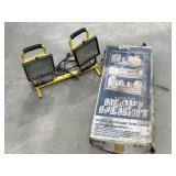 Steel Storage Shelf / Work Light (needs repair)