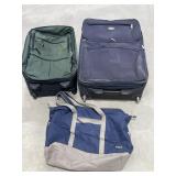 2 Rolling Suitcases / Samsonite Bag
