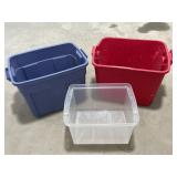 3 Storage Totes