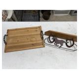 Wooden Tray / Horse Shelf
