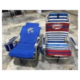 2 Tommy Bahama Backpack  Beach Chairs