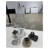 Glass Drink Dispenser/ Lamps