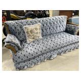 Blue Floral Couch