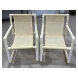 2 PVC Pipe Patio Chairs