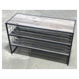 3-Tier Industrial Shoe Rack