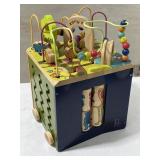 B. toys Zany Zoo Wooden Activity Cube