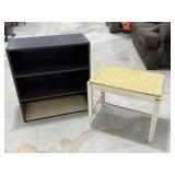 Bookcase/ Padded Bench