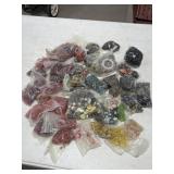 Box of Jewelry Making Beads & Charms