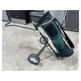 Golf Bag w/ Push Cart