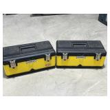 2 Stanley Toolboxes w/ Tools