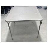 Tan Folding Card Table