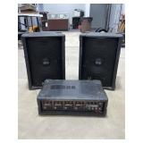 Audio Choice QM4 Mixer (powers on) / Speakers