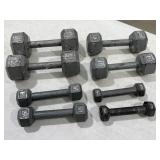 66lbs of Dumbbell Sets
