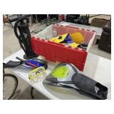 Inflatable Raft / Manual Air Pump w/ Tote