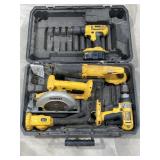 Dewalt Tool Kit w/ Charger (powers on)