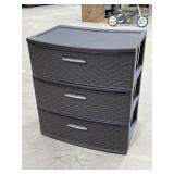 Brown Sterilite 3 Drawer Storage