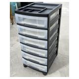 Rolling 6 Drawer Storage Organizer