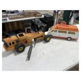 Vintage Tonka Motor Grater / Rescue Ambulance