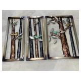 3 Piece Metal Deco Set