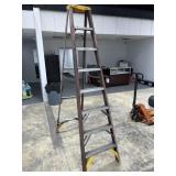 Werner 8ft Fiberglass Ladder (damaged)
