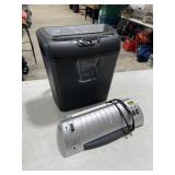 Staples Shredded / Scotch Laminator (powers on)