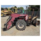 2005 Case JX1060C w/ 4045 Bush Hog Loader (fire