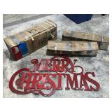 Metal Christmas Sign / Christmas Trees (