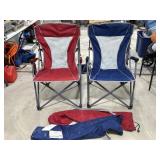 2 Folding Chairs w/ Bags