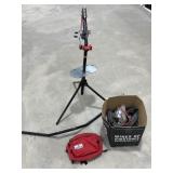 Bike Repair Stand / Box of Bike Parts