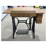Vintage Singer Sewing Machine Table