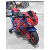 Spider-Man Kids Motorcycle w/ Charger (works)