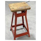 Metal / Wood Shop Stool