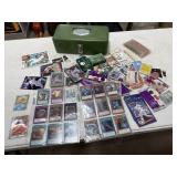 Tackle Box w/ Baseball Cards / Pokï¿½mon Cards /
