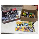 Box of Legos / Lego Books / Robotix Robo-Rex