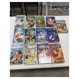 Box of Disney VHS Movies