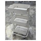 Metal Rolling 3 Tier Cart