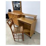 Rolling Desk w/ Chair