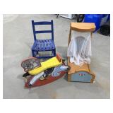 Kids Chair / Vintage Rocking Horse / Doll Bed